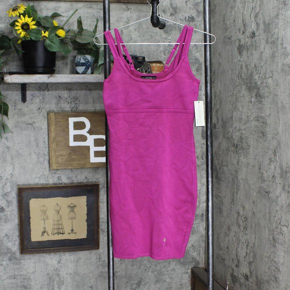 Guess Dresses & Skirts - Guess Womens Gemma Bodycon Dress W2GK38Z2XY0 Purple Dragonfruit M